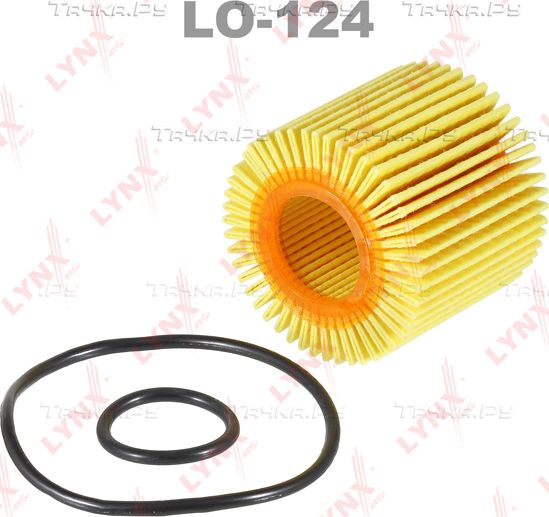 Масляный фильтр LYNXauto для Toyota Matrix I (E130) 2002-2004. Артикул LO-124