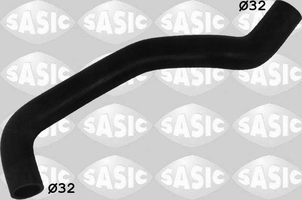 Патрубок радиатора (системы охлаждения) Sasic правый верхний для Ford Fiesta IV 1995-2002. Артикул 3406111