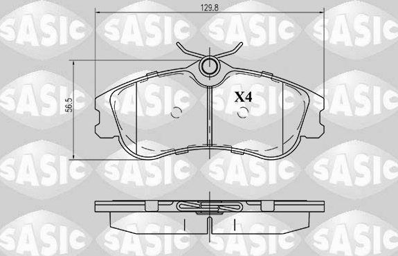 Тормозные колодки Sasic передние для Citroen Berlingo I 1996-2011. Артикул 6210026