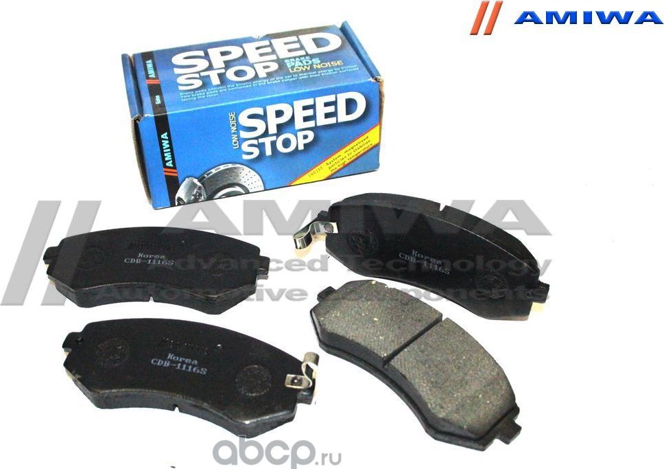 Колодки тормозные передние (Amiwa). Артикул CD1116S