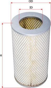 Воздушный фильтр Sakura. Артикул A-1176