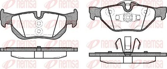 Тормозные колодки Remsa. Артикул 1145.10