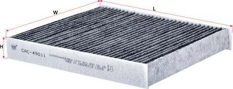 Салонный фильтр Sakura. Артикул CAC-49011