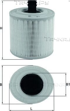 Воздушный фильтр Mahle-Knecht. Артикул LX 3015/14