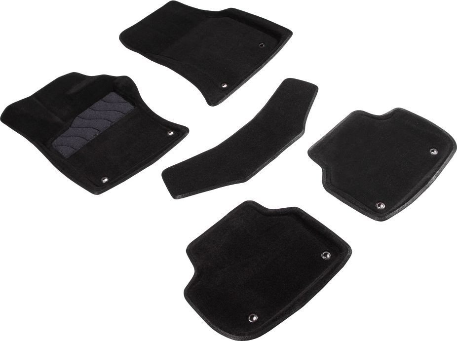 Комплект ковриков 3D Seintex для салона Jaguar XF II 2015-2026 ЧЕРНЫЙ. Артикул 93192