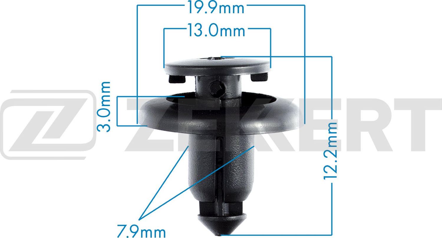 Клипса Zekkert. Артикул BE-2521
