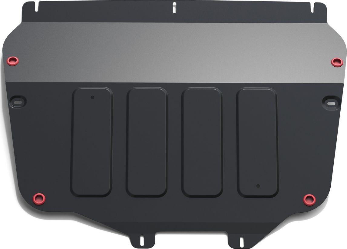 Защита АвтоБРОНЯ для картера и КПП Chery Tiggo 4 2017-2026. Артикул 111.00919.1