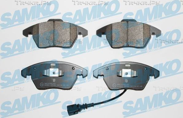 Тормозные колодки Samko передние для Skoda Octavia A5 2004-2013. Артикул 5SP866