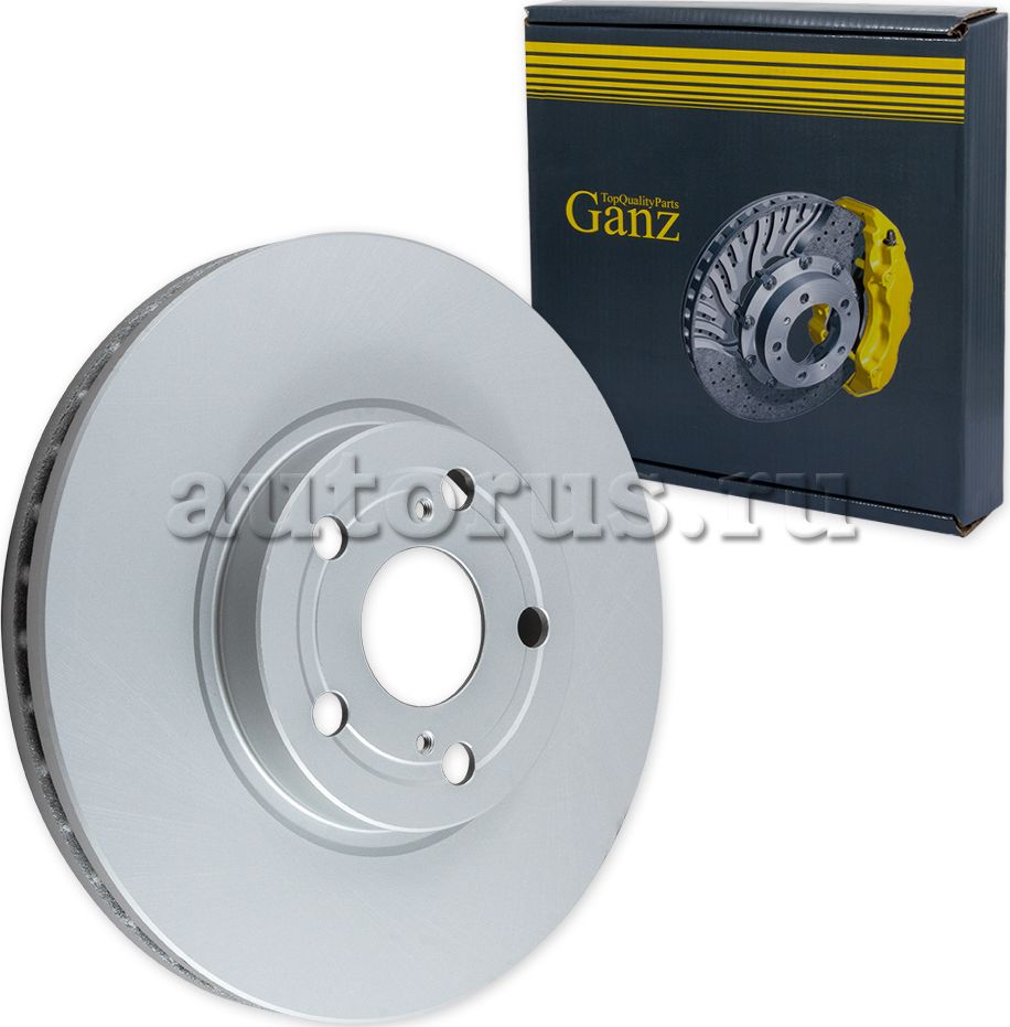 Диск тормозной передний с покрытием (Ganz). Артикул GIJ06220