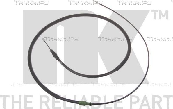 Трос ручника (тросик ручного тормоза) NK. Артикул 903779