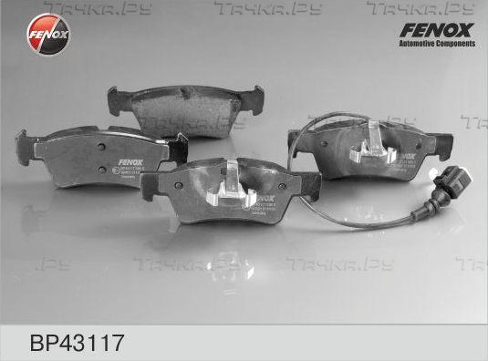 Тормозные колодки Fenox задние для Volkswagen Multivan T5 2003-2015. Артикул BP43117