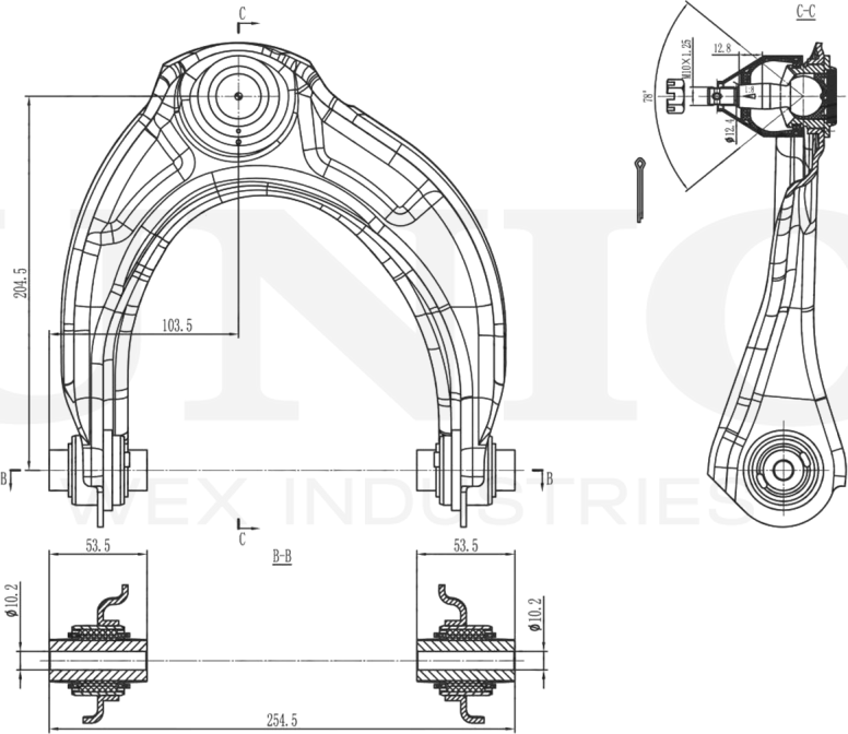 Рычаг подвески (Unio). Артикул SSP-40094