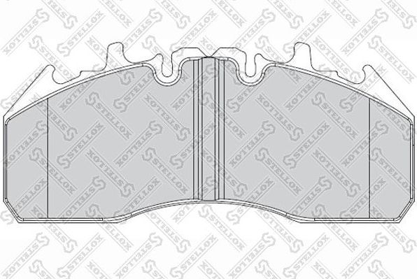 Тормозные колодки Stellox. Артикул 85-01432-SX