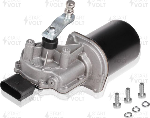 Мотор стеклоочистителя (моторчик дворников) StartVOLT передний для Volkswagen Bora 1998-2013. Артикул VWF 1806