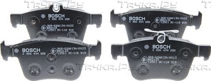 Тормозные колодки Bosch (Low-Metallic) задние для Audi S3 III (8V) 2012-2026. Артикул 0 986 494 658