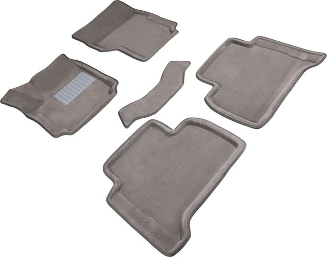 Коврики Seintex 3D ворсовые для салона Volkswagen Amarok 2010-2026 Серые. Артикул 84775