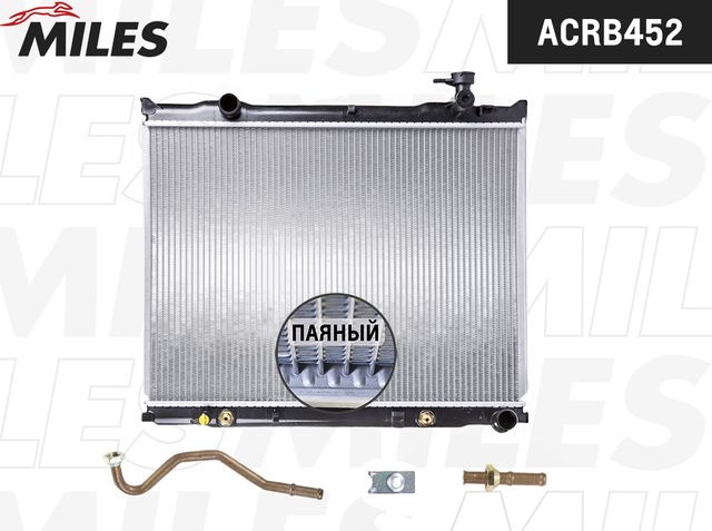 Радиатор охлаждения двигателя Miles для Kia Sorento I 2006-2011. Артикул ACRB452