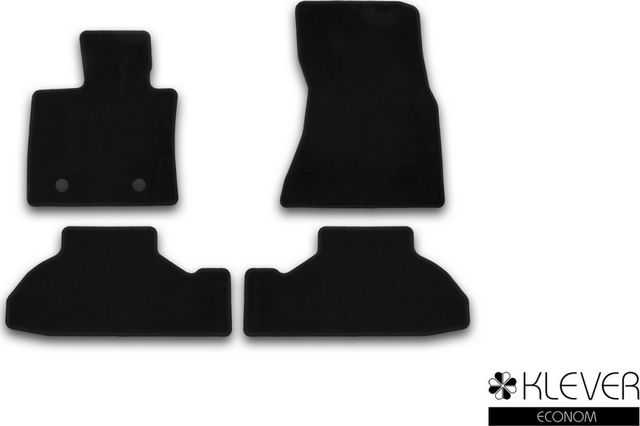 Коврики Klever Econom для салона BMW X6 F16 кроссовер 2015-2019. Артикул KVR01053801200k