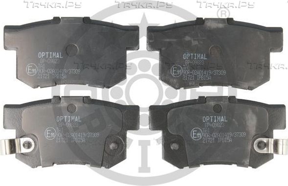 Тормозные колодки Optimal задние для Honda CR-V II 2001-2006. Артикул BP-09823