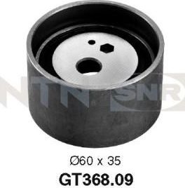 Натяжной ролик (натяжитель) ремня ГРМ NTN / SNR для Nissan Vanette III 1994-2001. Артикул GT368.09