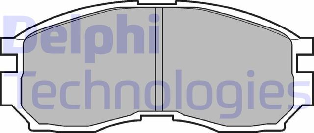 Тормозные колодки Delphi (Low-Metallic). Артикул LP803