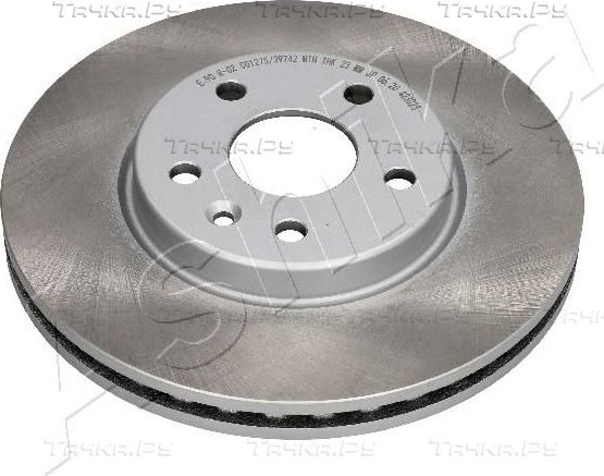 Тормозной диск ASHIKA передний для Opel Astra K 2015-2026. Артикул 60-00-0405C