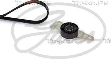 Приводной ремень поликлиновой с роликами (комплект) Gates Micro-V® Kit для Dacia Logan I 2009-2013. Артикул K055PK1113