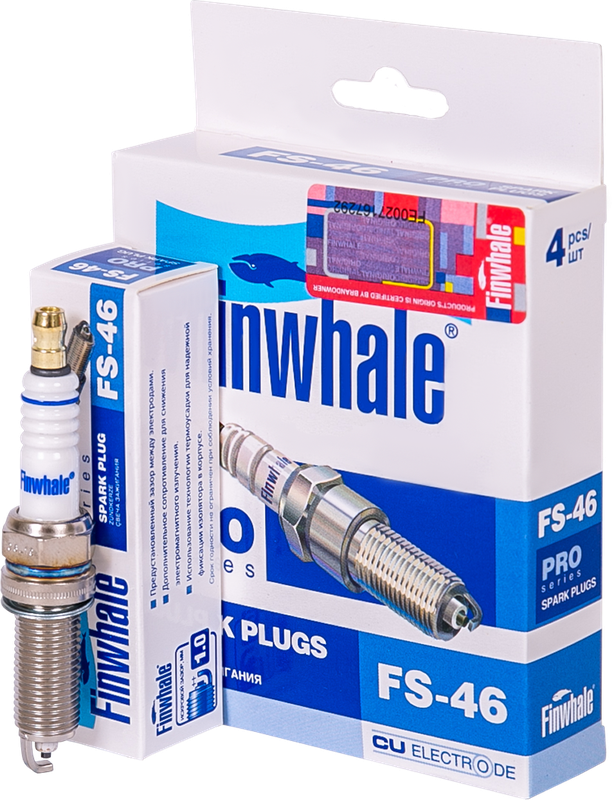 Свеча зажигания Finwhale для Hyundai Solaris I 2010-2017. Артикул FS46