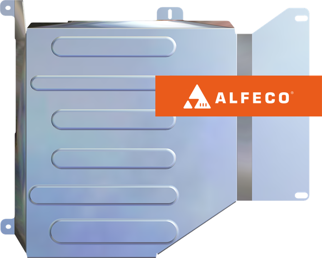 Защита алюминиевая Alfeco (4мм) для абсорбера Changan UNI-K 2020-2026. Артикул ALF.57.04AL4