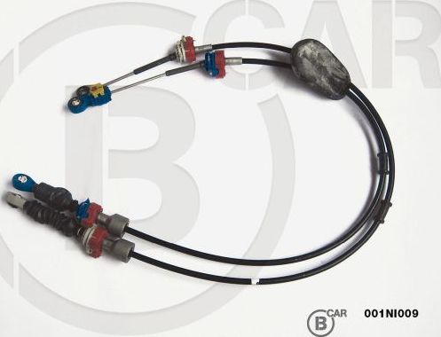 Трос переключения передач КПП B CAR для Nissan Qashqai I 2007-2013. Артикул 001NI009