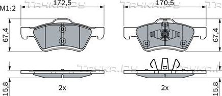 Тормозные колодки Bosch. Артикул 0 986 494 960