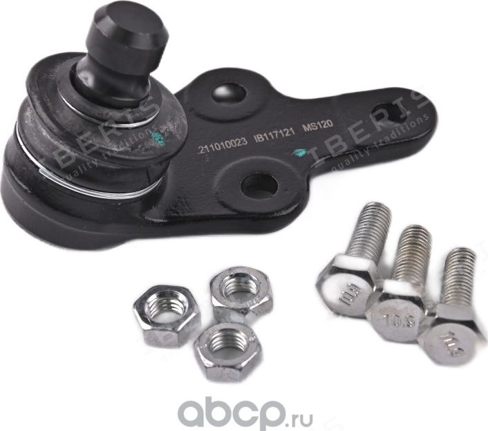 ШАРОВАЯ ОПОРА НИЖНЯЯ R FORD FOCUS III 1.0-2.0 10> / C-MAX II 1.0-2.0D 10> / TRANSIT/TOURNEO CONNECT 1.0-1.6D 13 (Iberis). Артикул IB117121 