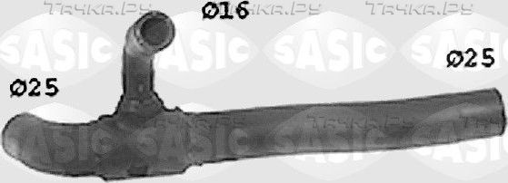 Патрубок радиатора (системы охлаждения) Sasic. Артикул SWH6793