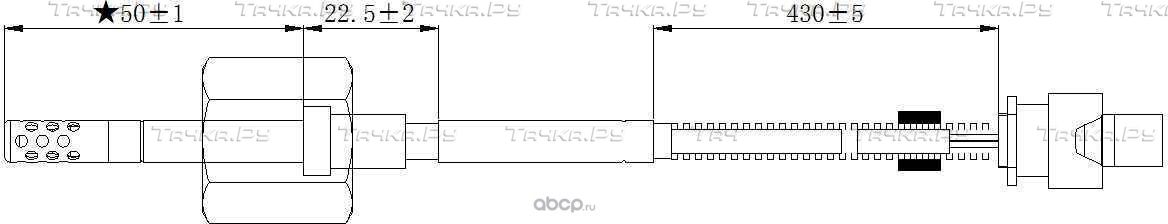 Датчик температуры выхлопных газов (Magtechnic). Артикул MAG0066OG