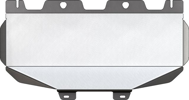 Защита алюминиевая АВС-Дизайн для радиатора Jeep Grand Cherokee WK2 2010-2022. Артикул 04.19ABC