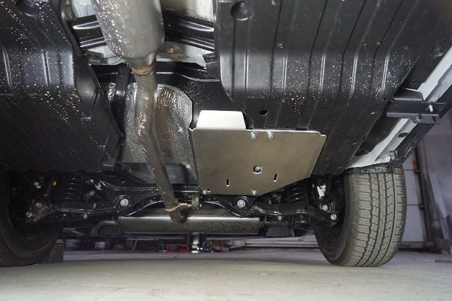 Защита алюминиевая ТСС (4 мм) для бака Changan CS55 Plus 2023-2026. Артикул ZKTCC00608