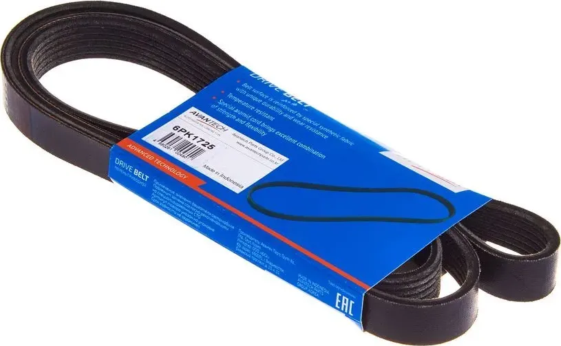 Ремень поликлиновой (Avantech). Артикул 6PK1725