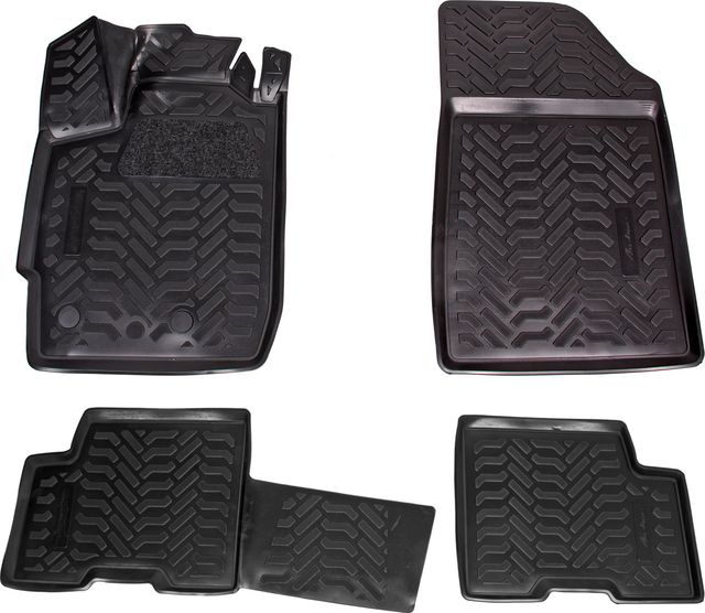 Коврики Airline 3D с высоким бортиком для салона Renault Arkana I 2019-2026. Артикул ACM-PS-93