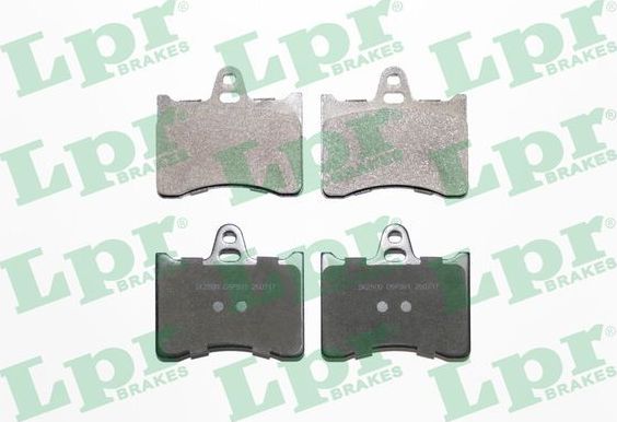 Тормозные колодки LPR задние для Citroen CX I 1975-1985. Артикул 05P391