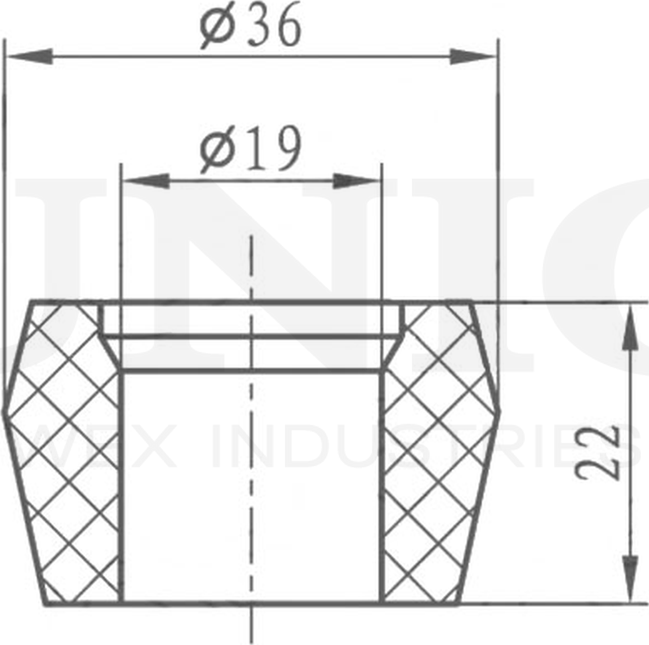 Втулка амортизатора (Unio). Артикул RMP-10268