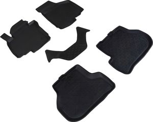 Коврики резиновые Seintex с высоким бортиком для салона Volkswagen Golf VI 2009-2012. Артикул 82293