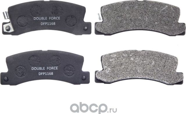 Колодки тормозные дисковые Double Force Double Force. Артикул DFP1168