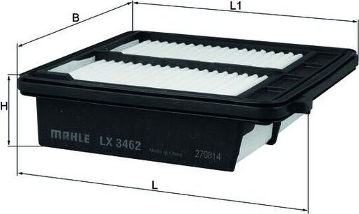 Воздушный фильтр Mahle. Артикул LX 3462