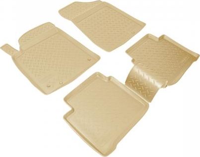 Коврики Норпласт для салона Nissan Teana J32 2008-2014. БЕЖЕВЫЕ. Артикул NPL-Po-61-71Beige