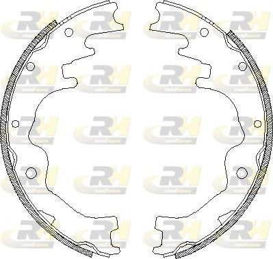 Тормозные колодки RoadHouse задние для Mazda MPV I (LV) 1996-1999. Артикул 4388.01