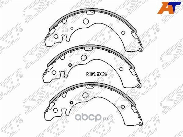 Колодки тормозные RR CR-V RD1 (SAT). Артикул ST43153SM4A01
