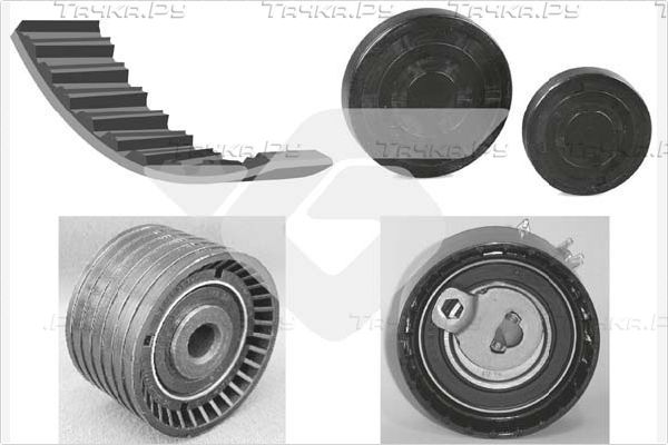 Ремень ГРМ с роликами (комплект) Hutchinson для Renault Grand Scenic II 2004-2006. Артикул KH 256