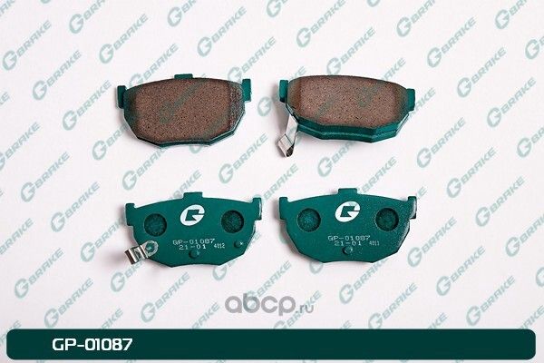 Колодки тормозные дисковые (G-Brake). Артикул GP01087