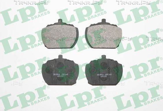 Тормозные колодки LPR передние для Triumph TR8 1980-1981. Артикул 05P143