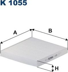 Салонный фильтр Filtron. Артикул K 1055